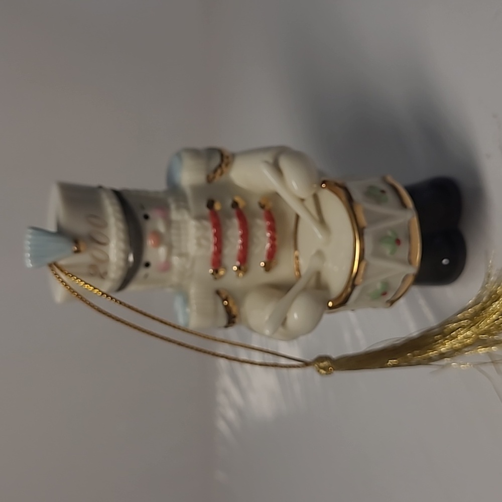 Lenox 2000s millennium drummer annual nutcracker Ornament